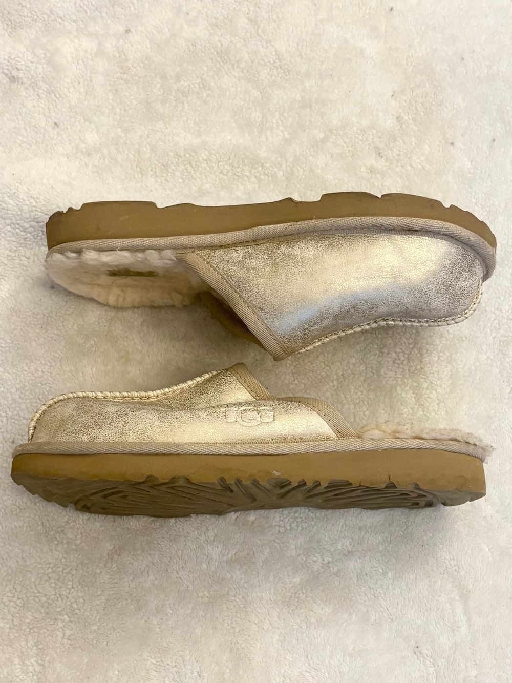 Ugg Keegan Slipper Metallic Gold